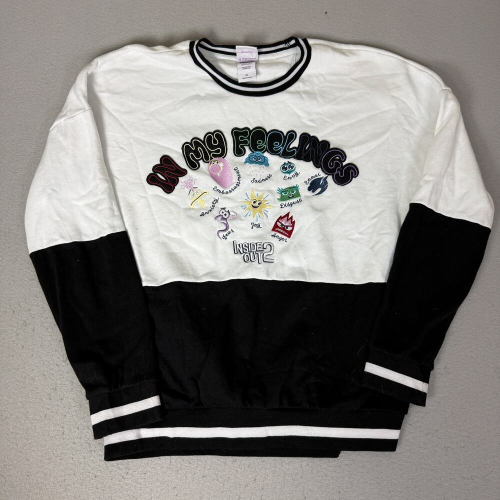 Disney Pixar Inside Out 2 In My Feelings BoxLunch Crewneck Sweatshirt XL